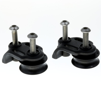 ROLKA 1 ZAKOŃCZENIA I WÓZKA ROZMIAR 1 CZARNA 2 szt.