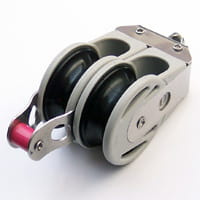 BLOK PODWÓJNY 40 MM Z KRĘTLIKIEM ZACZEPEM 12 MM