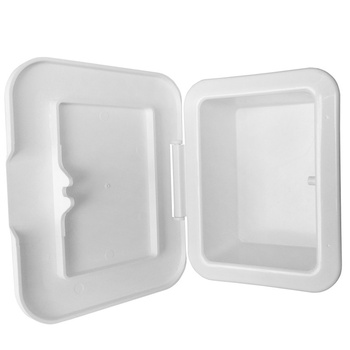 POJEMNIK NA PRYSZNIC BIAŁY Z POKRYWĄ 145x190