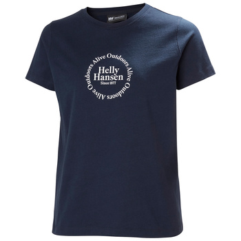KOSZULKA DAMSKA HELLY HANSEN W CORE GRAPHIC T-SHIRT 2.0 54592 NAVY