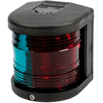 LAMPA NAWIGACYJNA S25 DZIOBOWA DWUSEKTOROWA - 12V OBUDOWA CZARNA (F)