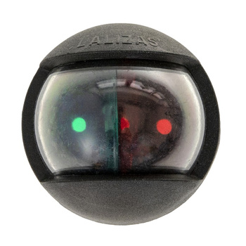 LAMPA NAWIGACYJNA DZIOBOWA DWUSEKTOROWA DO 12m - 12V POWER OBUDOWA CZARNA PIONOWA