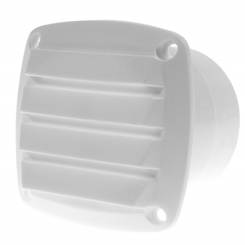 KRATKA WENTYLACYJNA BIAŁA 86x86x80 - D65MM-70MM