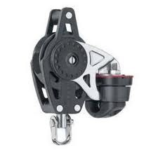 BLOK 40MM KABESTANOWY Z KNAGĄ I ZACZEPEM HARKEN