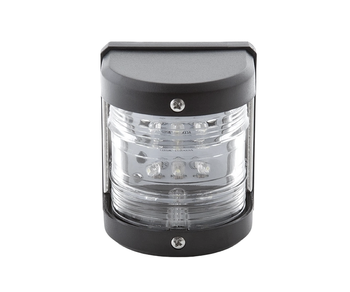 LAMPA NAWIGACYJNA MASZTOWA LED BIAŁA 225 ST CZARNA - OŚWIETLENIE NAWIGACYJNE