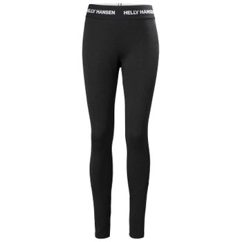 HELLY HANSEN LEGGINSY DAMSKIE BIELIZNA TERMOAKTYWNA  49380 WOMEN'S LIFA MERINO MIDWEIGHT PANT CZARNE