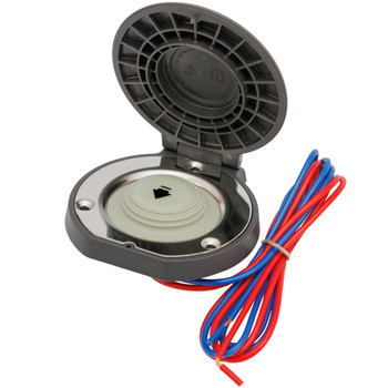 WŁĄCZNIK NOŻNY - SZARY - DÓŁ