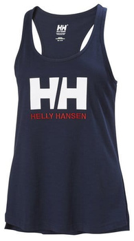 KOSZULKA DAMSKA HELLY HANSEN LOGO SINGLET (33838) GRANATOWA NAVY