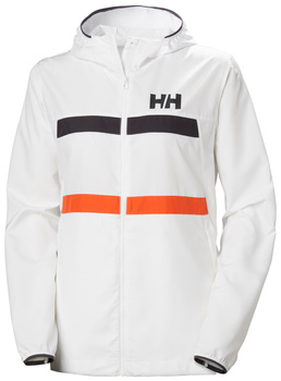 KURTKA DAMSKA HELLY HANSEN W SALT STRIPE WINDBREAKER  (34455) WHITE