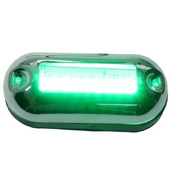 LAMPKA LED PODWODNA, 12V, 9x2,8W, IP68, KĄT ŚWIECENIA 30 KOLOR ZIELONY