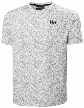 KOSZULKA MĘSKA HELLY HANSEN FAST T-SHIRT  53975  WHITE AOP