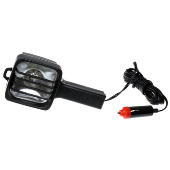 REFLEKTOR SZPERACZ HALOGENOWY - 12V - 35W - CZARNY - RĘCZNY