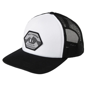 HELLY HANSEN CZAPKA Z DASZKIEM (67155) HH FLATBRIM TRUCKER CAP ZEILONA BIAŁA