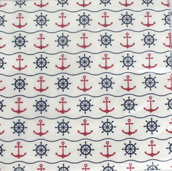 SERWETKI PAPIEROWE 33X33CM KOTWICZKI STER