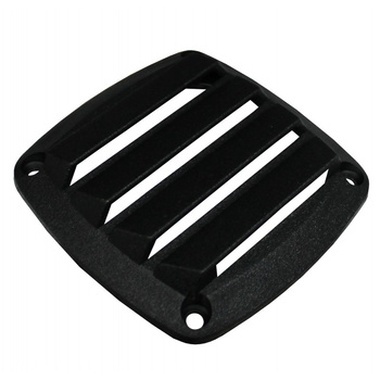 KRATKA WENTYLACYJNA CZARNA 85x85