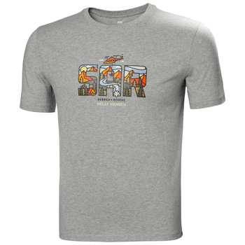 KOSZULKA MĘSKA HELLY HANSEN  F2F ORGANIC 63089 GREY