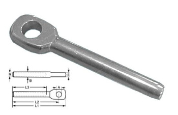 KOŃCÓWKA DO ZAWALCOWANIA KOL NR 4