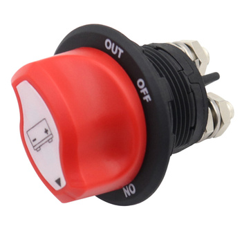 WYŁĄCZNIK GŁÓWNY PRĄDU 12V-48V 100A - HEBEL RYGIEL ODCINAJĄCY PRĄD DO URZĄDZEŃ ELEKTRYCZNYCH