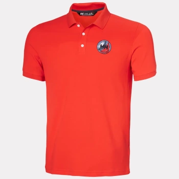 KOSZULKA MĘSKA HELLY HANSEN UPF50+ HP RACE POLO 2.0 34496 ALERT RED