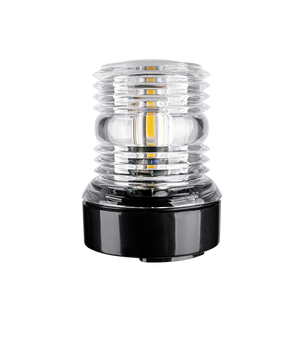LAMPA TOPOWA NAWIGACYJNA CZARNA LED SEAFLO SFNL083-2-03B - 360°, białe światło, 12V