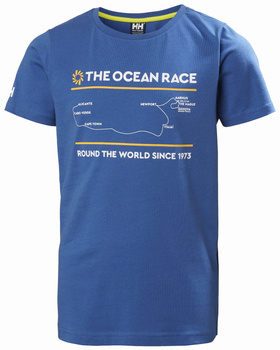 Koszulka dziecięca Helly Hansen Jr Ocean Race  20630  AZURITE