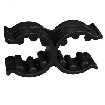 ZACISK PODWÓJNY 18-25MM CZARNY