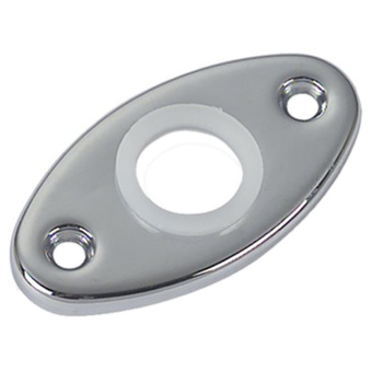 MASKOWNICA DO KLAMKI DO DRZWI, OWALNA 28X53, MOSIĄDZ CHROMOWANY