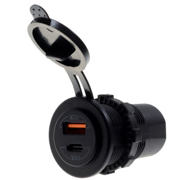 GNIAZDO USB X 2, TYP 2.0, TYP c, 8-32V