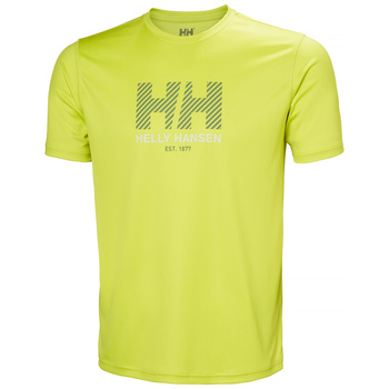 KOSZULKA MĘSKA HELLY HANSEN  TECH GRAPHIC T-SHIRT 2.0 49574 CYBER LIME
