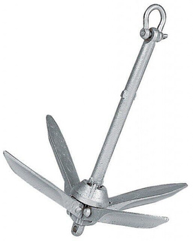 KOTWICA SKŁADANA 12 KG - Grapnel Anchor niezawodna, ocynkowana kotwica do Twojej łodzi