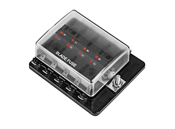 LISTWA BEZPIECZNIKOWA 10 WYJŚĆ  W OBUDOWIE