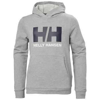 BLUZA DZIECIĘCA HELLY HANSEN LOGO 2.0 41677 SZARA