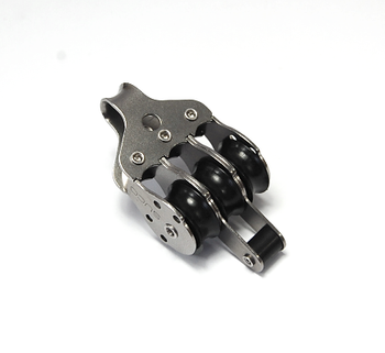 BLOCZEK POTRÓJNY MINI METALOWY Z UCHEM DOLNYM