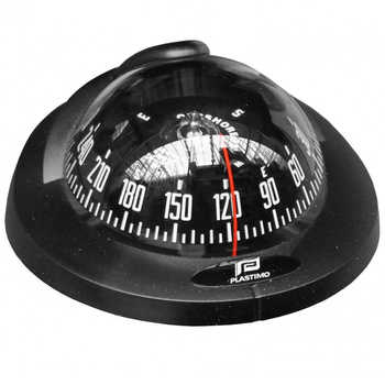 KOMPAS MORSKI PLASTIMO OFFSHORE 75 - OBUDOWA CZARNA, TARCZA CZARNA