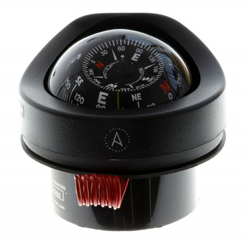 KOMPAS C12/110 FLUSH MOUNT 85MM CONICAL CARD. BLACK (W) (X)