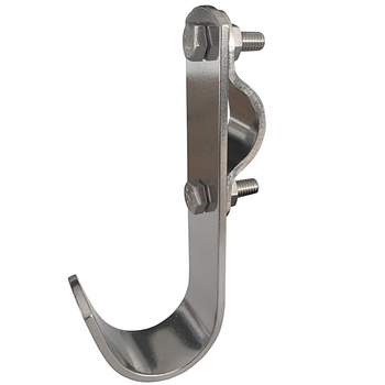 HACZYK NA RELING D25MM, STAL NIERDZEWNA