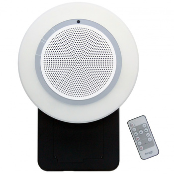 GŁOŚNIKI BEZPRZEWODOWE 2 X40W + PILOT + LED LIGHTS 2 X 15W, 10-16V, PURE WHITE