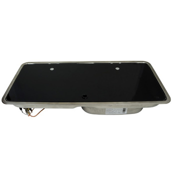 KUCHENKA GAZOWA 2-PALNIKOWA ZE ZLEWOZMYWAKIEM 765 X 355 X 100