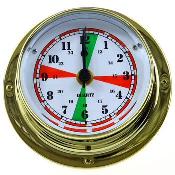 ZEGAR KWARCOWY OKRĘTOWY, MOSIĄDZ, 120MM