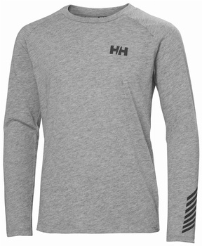 KOSZULKA DZIECIĘCA HELLY HANSEN LOEN TECH (41788) GREY MELANGE