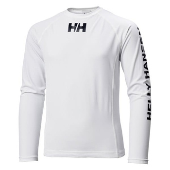 KOSZULKA DZIECIĘCA HELLY HANSEN UPF50+ JUNIORS WATERWEAR RASHGUARD (34026) WHITE