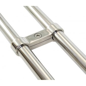 ŁĄCZNIK RURY 22 MM RÓWNOLEGŁY - STAL NIERDZEWNA AISI 316