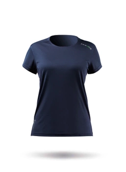 KOSZULKA DAMSKA ZHIK UPF50+ UVACTIVE TEE ATP-0075-W GRANATOWA