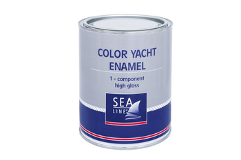 FARBA JACHTOWA JEDNOSKŁADNIKOWA CZARNA RAL 9005 - 0,75L.