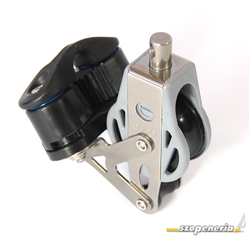 BLOK POJEDYNCZY LINA 10 MM Z ZACZEPEM I KNAGĄ