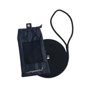 LINA CUMOWNICZA CUMA Z PĘTLĄ 10 MM X 10 M CZARNA