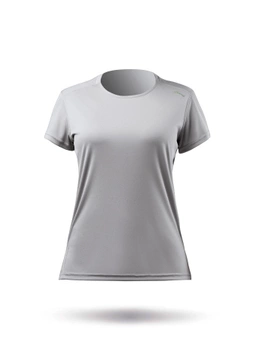 KOSZULKA DAMSKA ZHIK UPF50+ UVACTIVE TEE ATP-0075-W SZARA