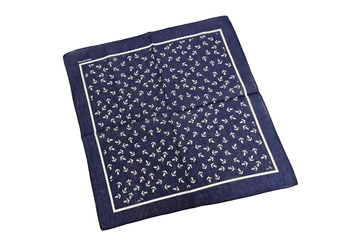 CHUSTA BANDANA MARINE GRANATOWA W KOTWICE