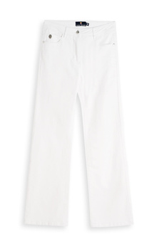 SPODNIE DAMSKIE MARINA MILIATRE FIVE POCKET JEANS (MWP0052) WHITE