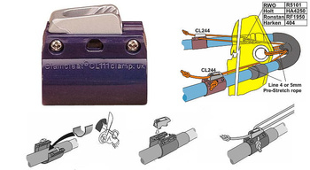 KNAGA CL 244L  NA LINĘ 3-6 MM SURFING